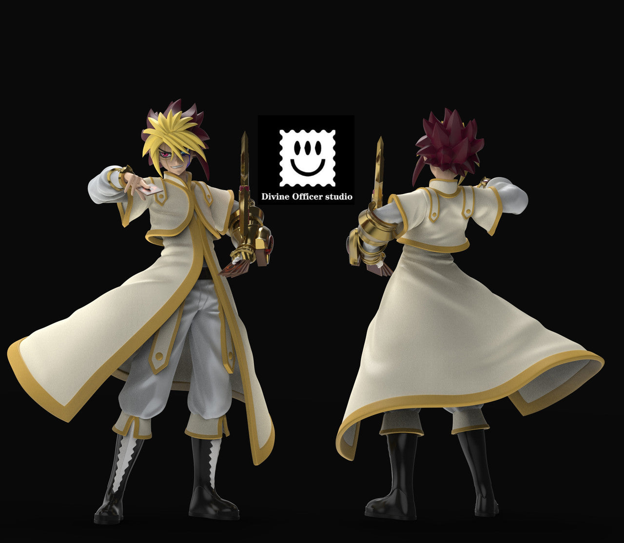 [Pre-Order] Divine Officer Studio - Statue - Yu-Gi-Oh! - Quattro