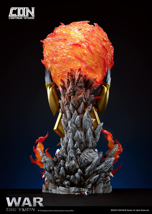 [Pre-Order Closed] CONTINUE Studio - Statue - Digimon - War Greymon with LED