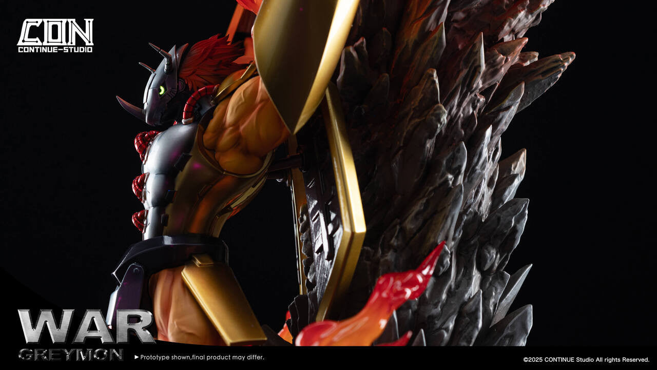 [Pre-Order] CONTINUE Studio - Statue - Digimon - War Greymon with LED