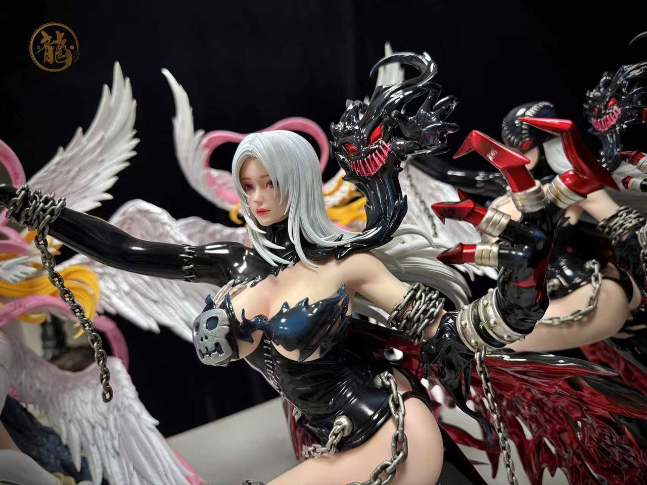 [Warehouse in Stock] Dragon STUDIO - Statue - Digimon - Angewomon & Lady Devimon