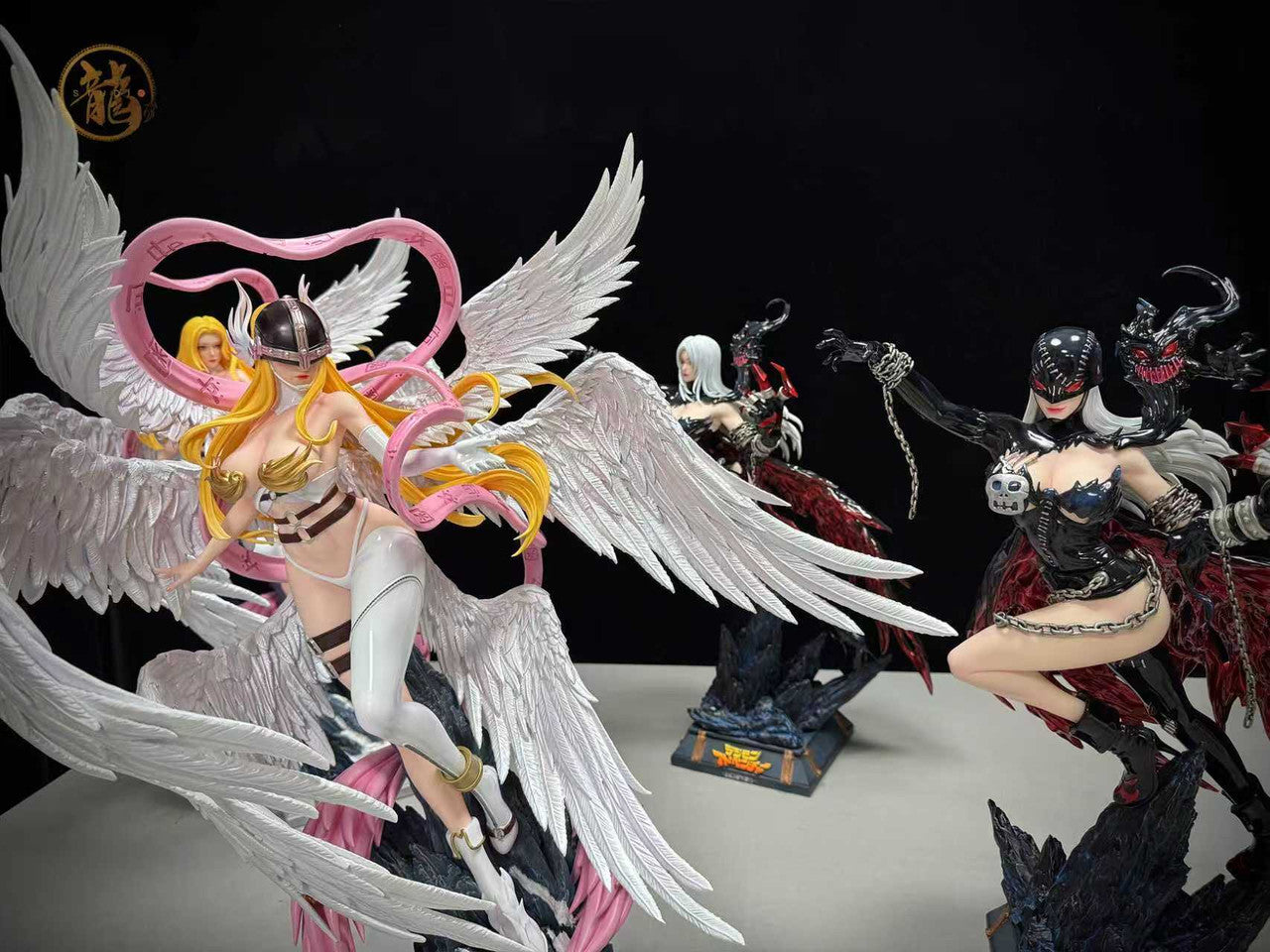 [Warehouse in Stock] Dragon STUDIO - Statue - Digimon - Angewomon & Lady Devimon