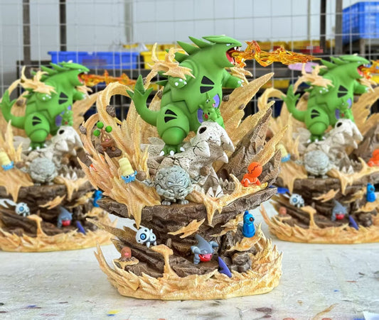 [Warehouse in Stock] EGG Studio - Statue - Pokémon - Desert Series Tyranitar and Pokemons