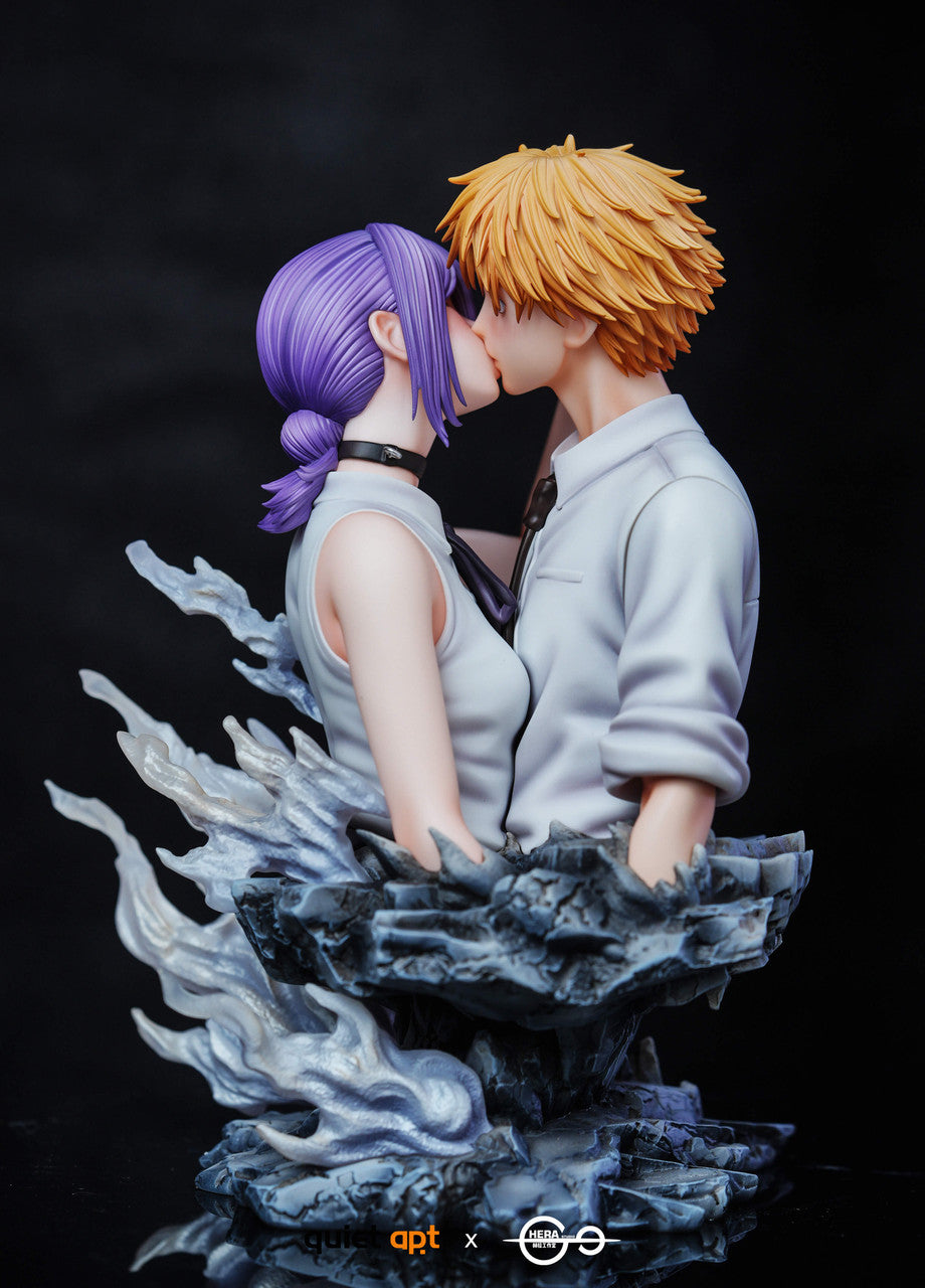 [Pre-Order] QuietArt x Hera Studio - Statue - Chainsaw Man - Bomb Demon Bom & Reze & Kiss Busts