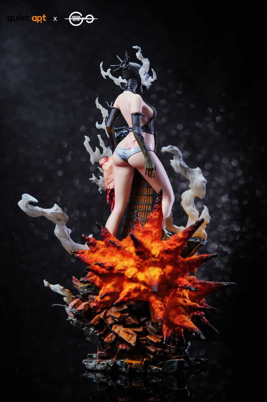 [Pre-Order] QuietArt x Hera Studio - Statue - Chainsaw Man - Bomb Demon Bom & Reze & Kiss Busts