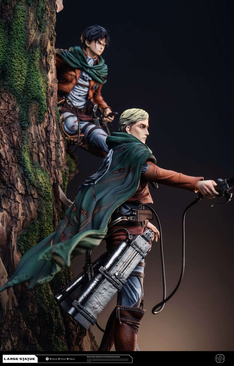 [Pre-Order] Hertz Studio  - Statue - Attack on Titan - The sharpest sword Levi & Erwin