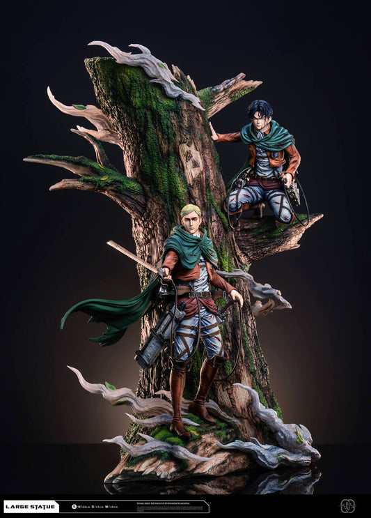 [Pre-Order] Hertz Studio  - Statue - Attack on Titan - The sharpest sword Levi & Erwin