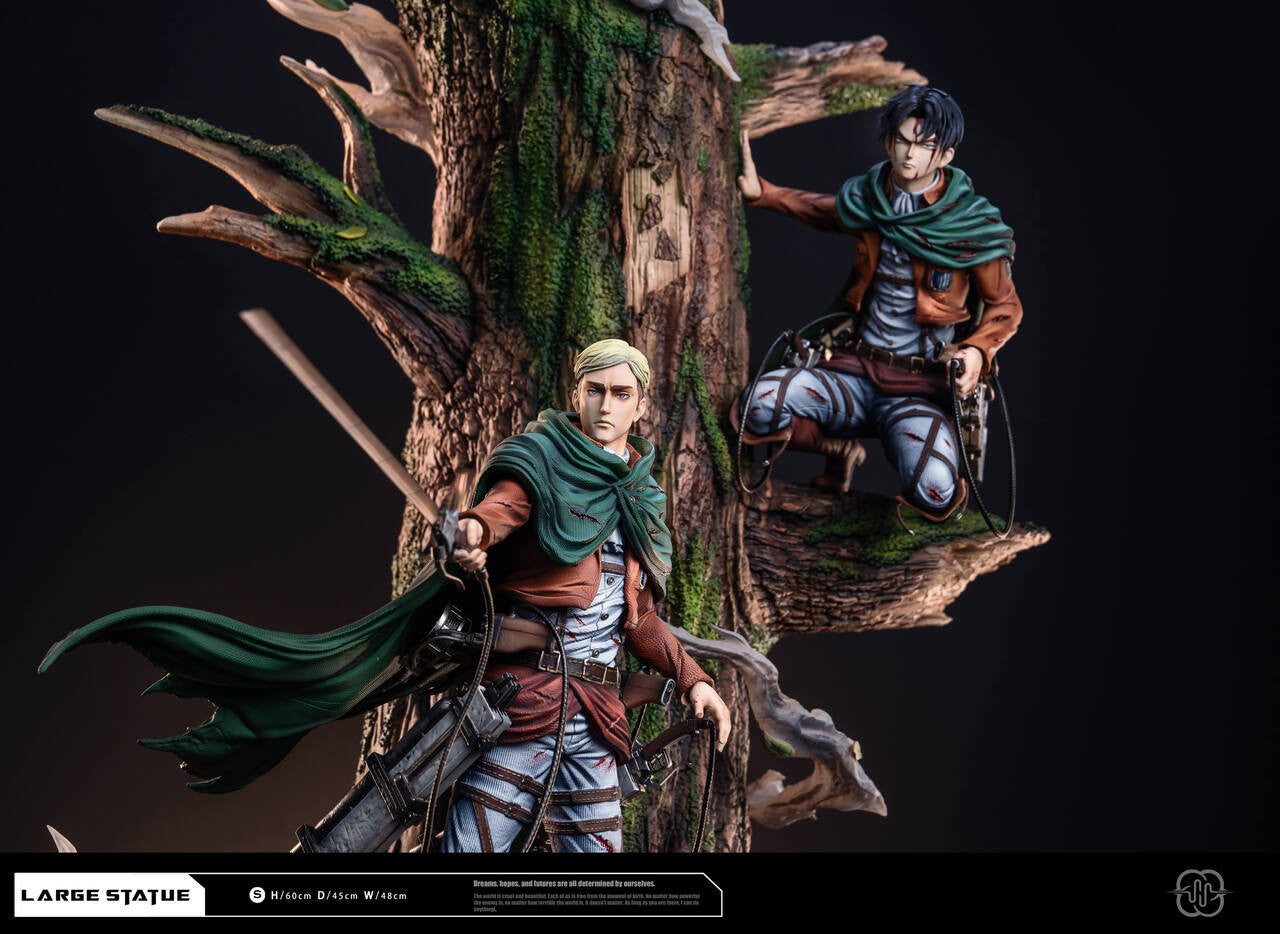 [Pre-Order] Hertz Studio  - Statue - Attack on Titan - The sharpest sword Levi & Erwin