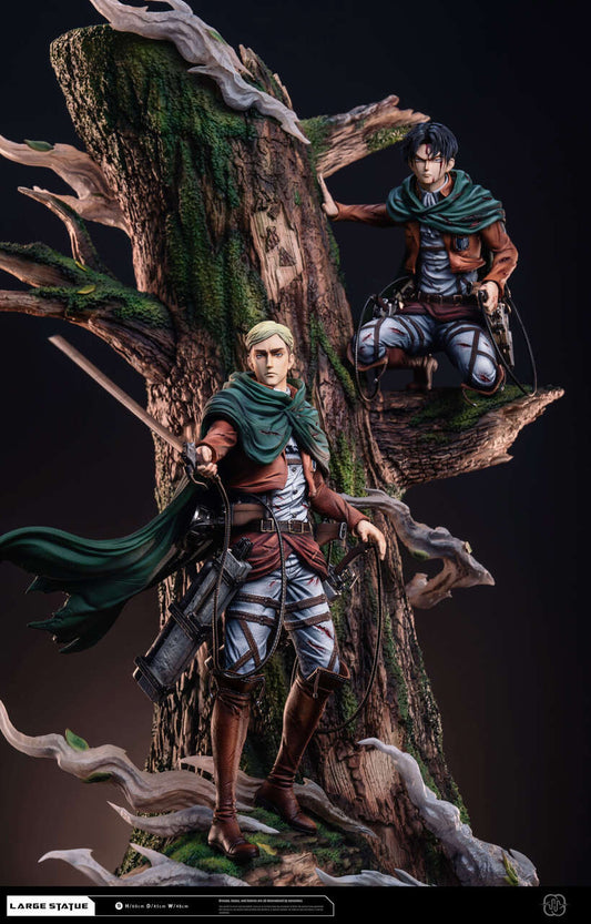 [Pre-Order Closed] Hertz Studio  - Statue - Attack on Titan - The sharpest sword Levi & Erwin