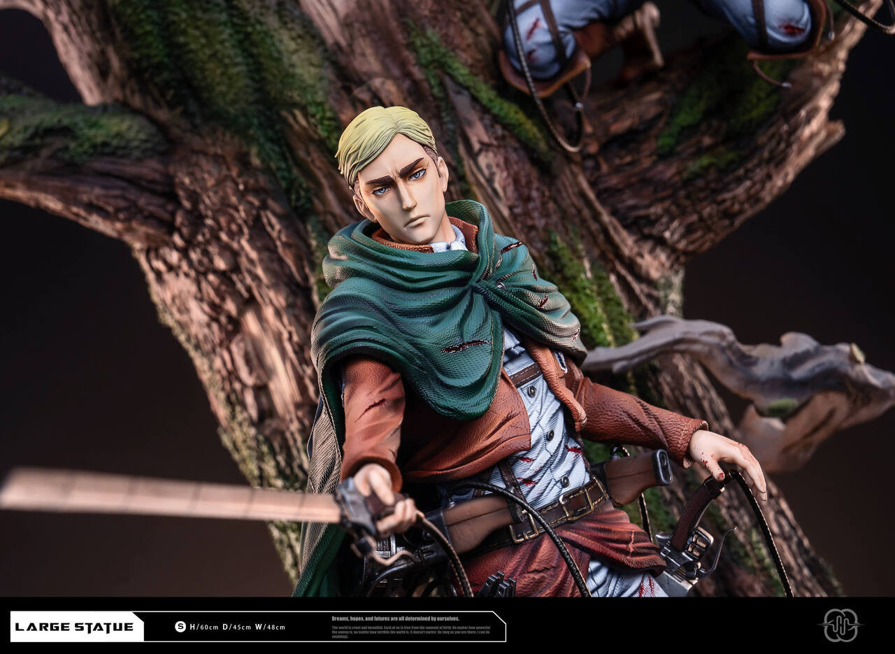 [Pre-Order] Hertz Studio  - Statue - Attack on Titan - The sharpest sword Levi & Erwin