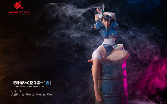 [Pre-Order] Origin Studio - Statue - Street Fighter - light statue female fighter Chun-Li