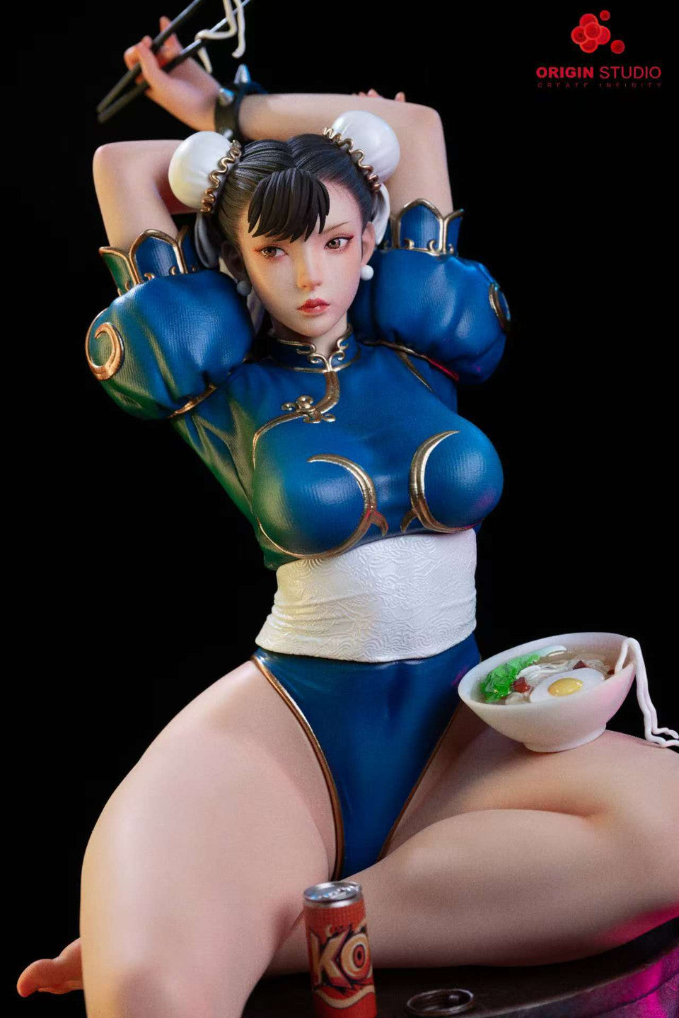 [Pre-Order] Origin Studio - Statue - Street Fighter - light statue female fighter Chun-Li