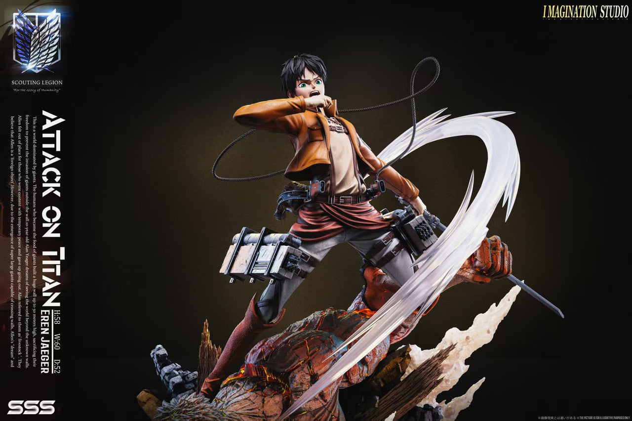 [Pre-Order] Imagination Studio - Statue - Attack on Titan - Eren