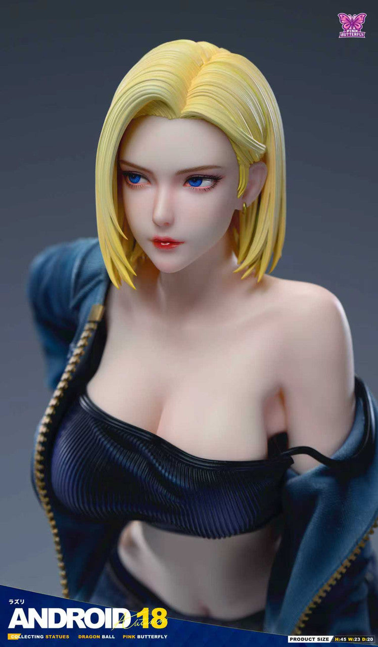 [Pre-Order] PINK BUTTERFLY Studio - Statue - Dragon Ball - Android 18
