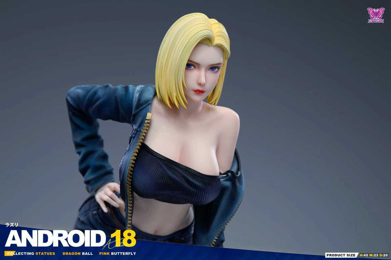 [Pre-Order] PINK BUTTERFLY Studio - Statue - Dragon Ball - Android 18