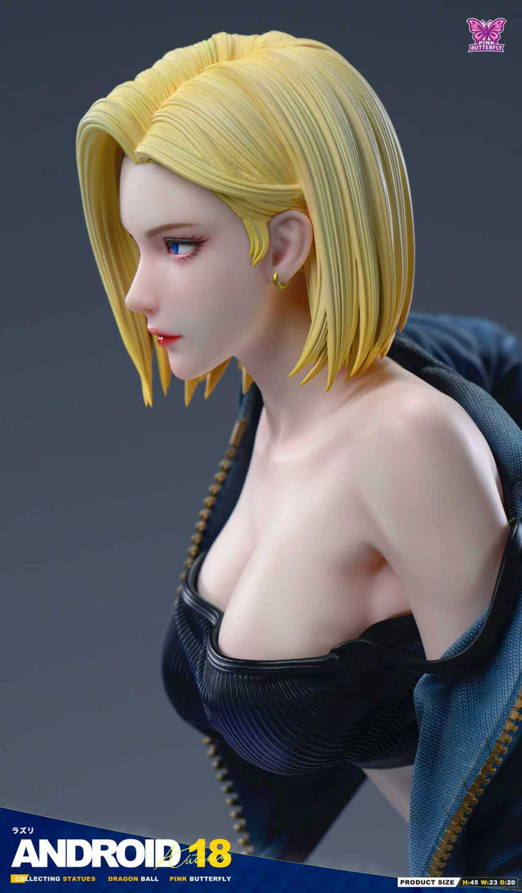 [Pre-Order] PINK BUTTERFLY Studio - Statue - Dragon Ball - Android 18