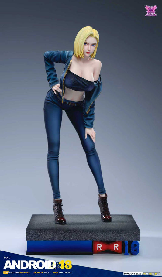 [Pre-Order] PINK BUTTERFLY Studio - Statue - Dragon Ball - Android 18