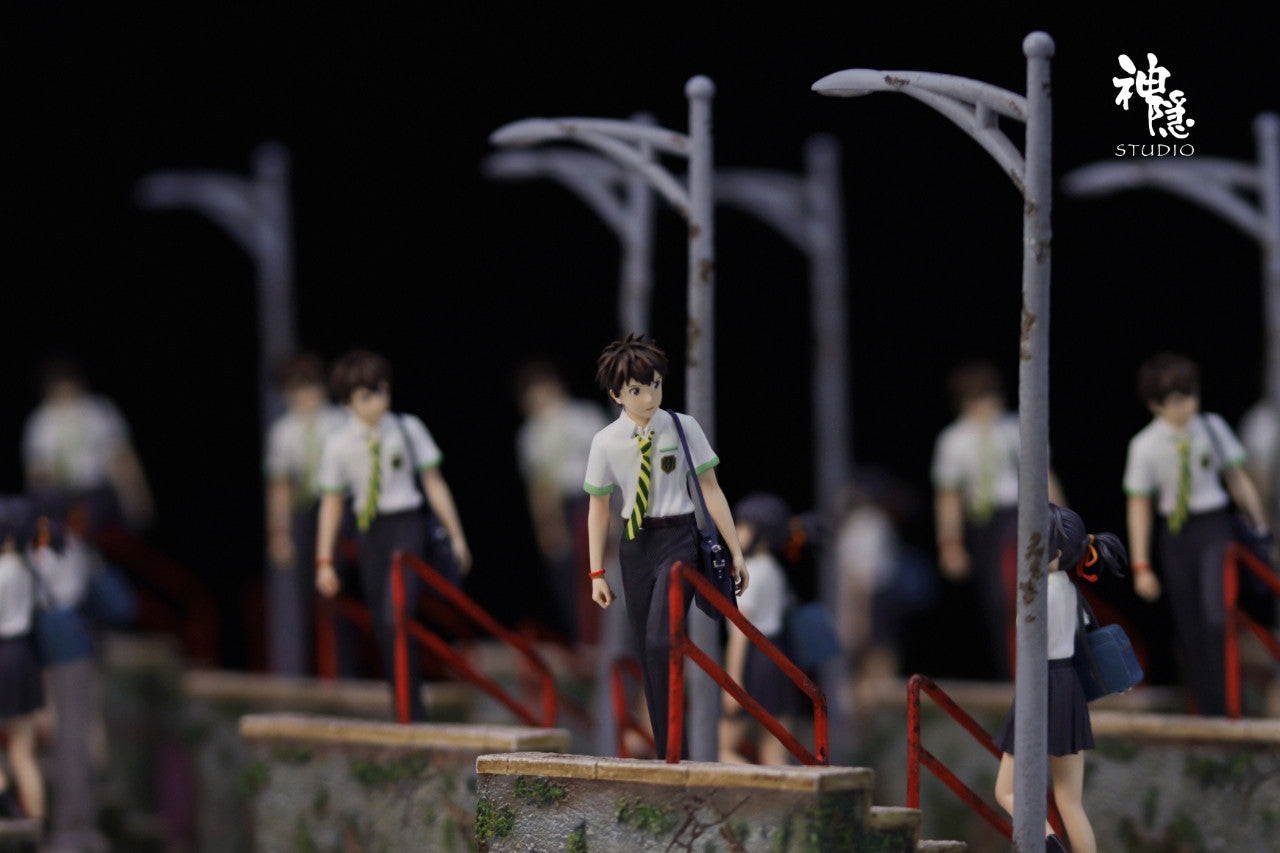 [Warehouse in Stock] Shen Yin Studio - Statue - Your Name - Silhouette Moment Series Mitsuha Miyamizu & Taki Tachibana