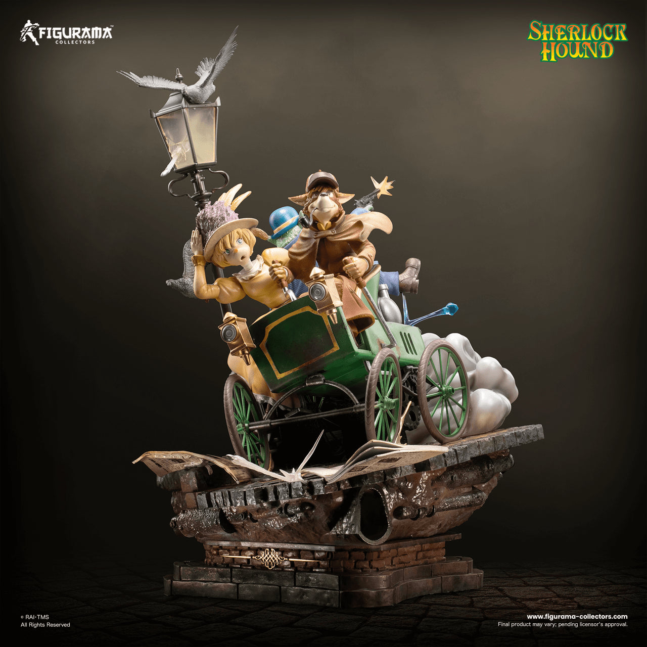 [Pre-Order Closed] Figurama Collectors - Statue - Sherlock & Watson & Mrs. Hudson with LED (Licensed)