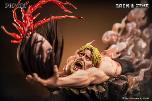 [Pre-Order Closed] POP.ART Studio - Statue - Attack on Titan - Catch The Head Eren & Zeke