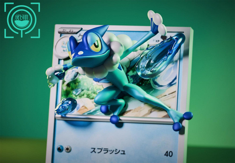 [Pre-Order] GEISHA Studio - Statue - Pokémon - Cards Episode 18th19th20th Froakie & Frogadier & Greninja ex