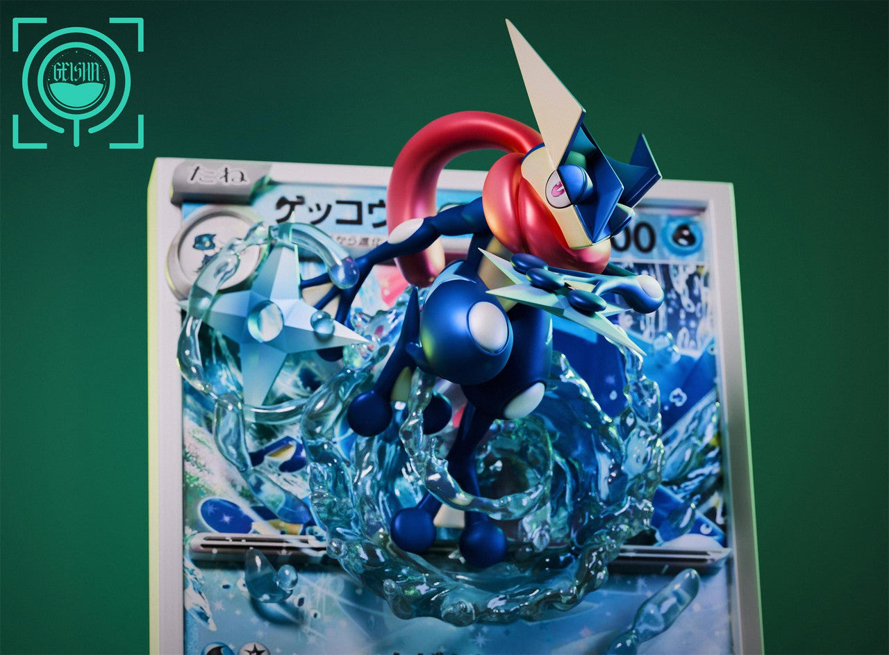 [Pre-Order] GEISHA Studio - Statue - Pokémon - Cards Episode 18th19th20th Froakie & Frogadier & Greninja ex