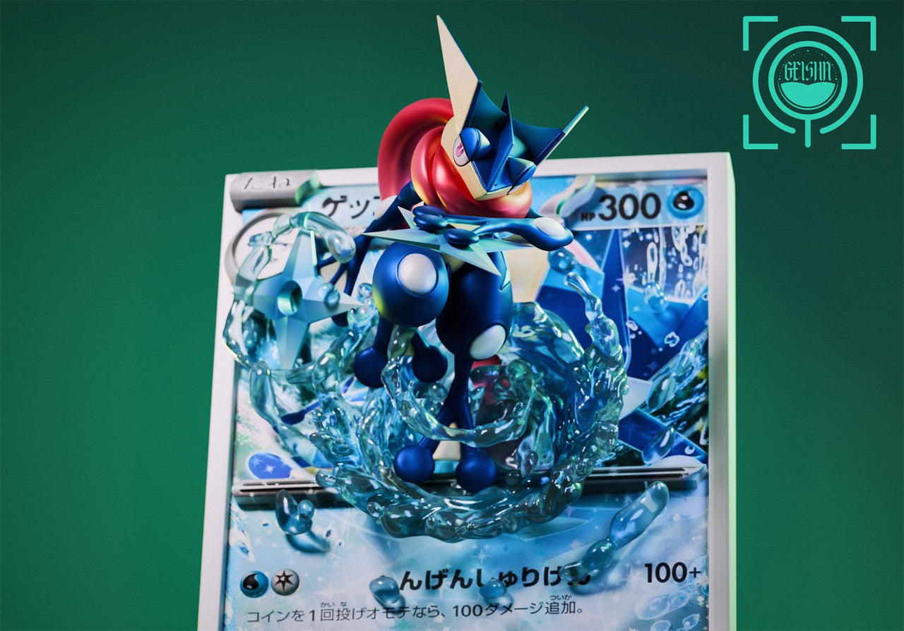 [Pre-Order] GEISHA Studio - Statue - Pokémon - Cards Episode 18th19th20th Froakie & Frogadier & Greninja ex
