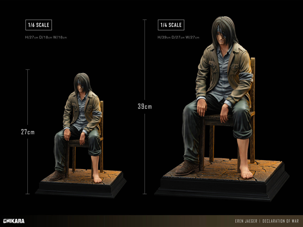 [Pre-Order] CHIKARA Studio  - Statue - Attack on Titan - Eren Jaeger