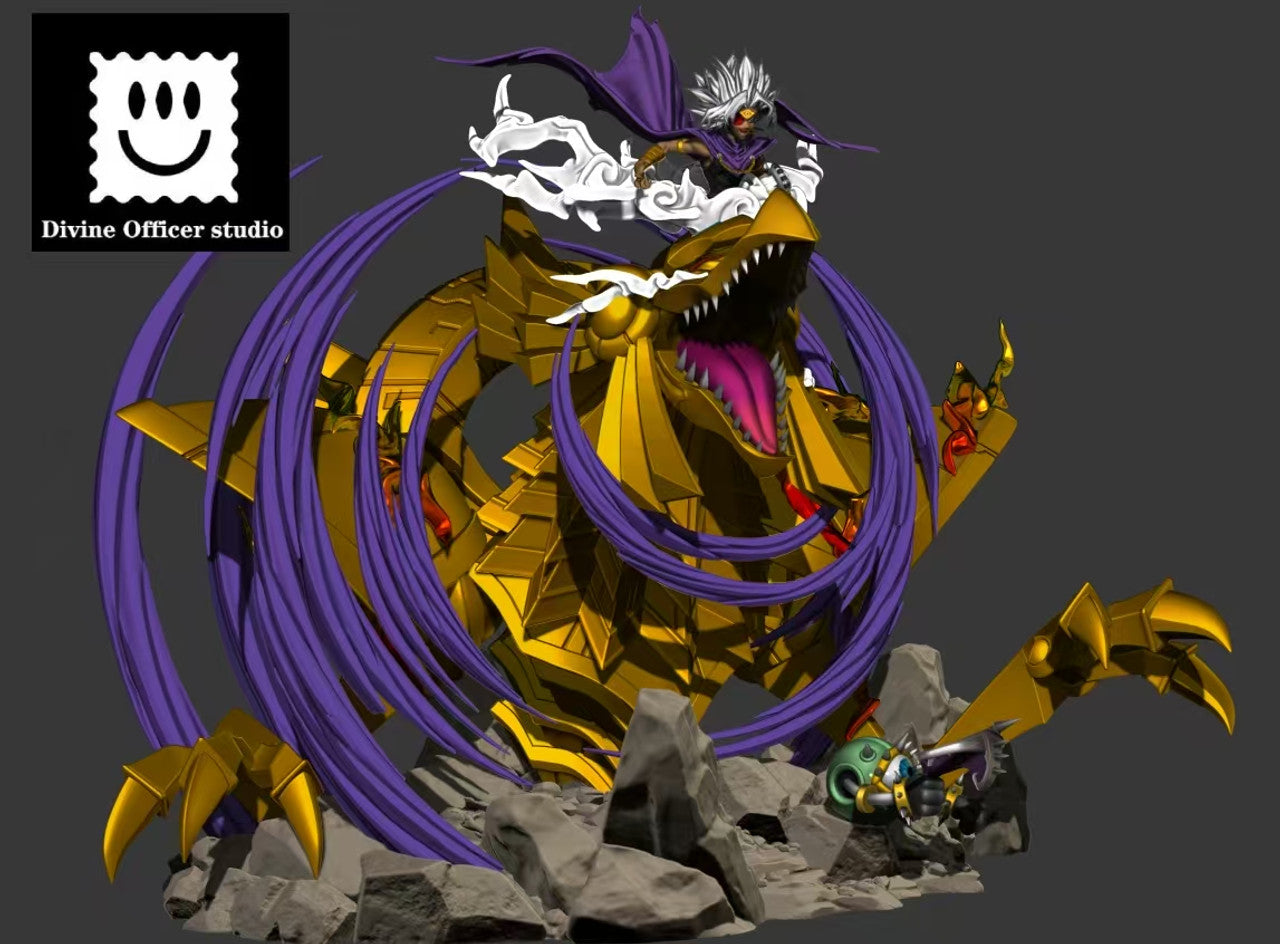 [Pre-Order] Divine Officer Studio - Statue - Yu-Gi-Oh! - The Three Phantom Gods Series #1 Fusion Marik Ishtar & The Winged Dragon of Ra