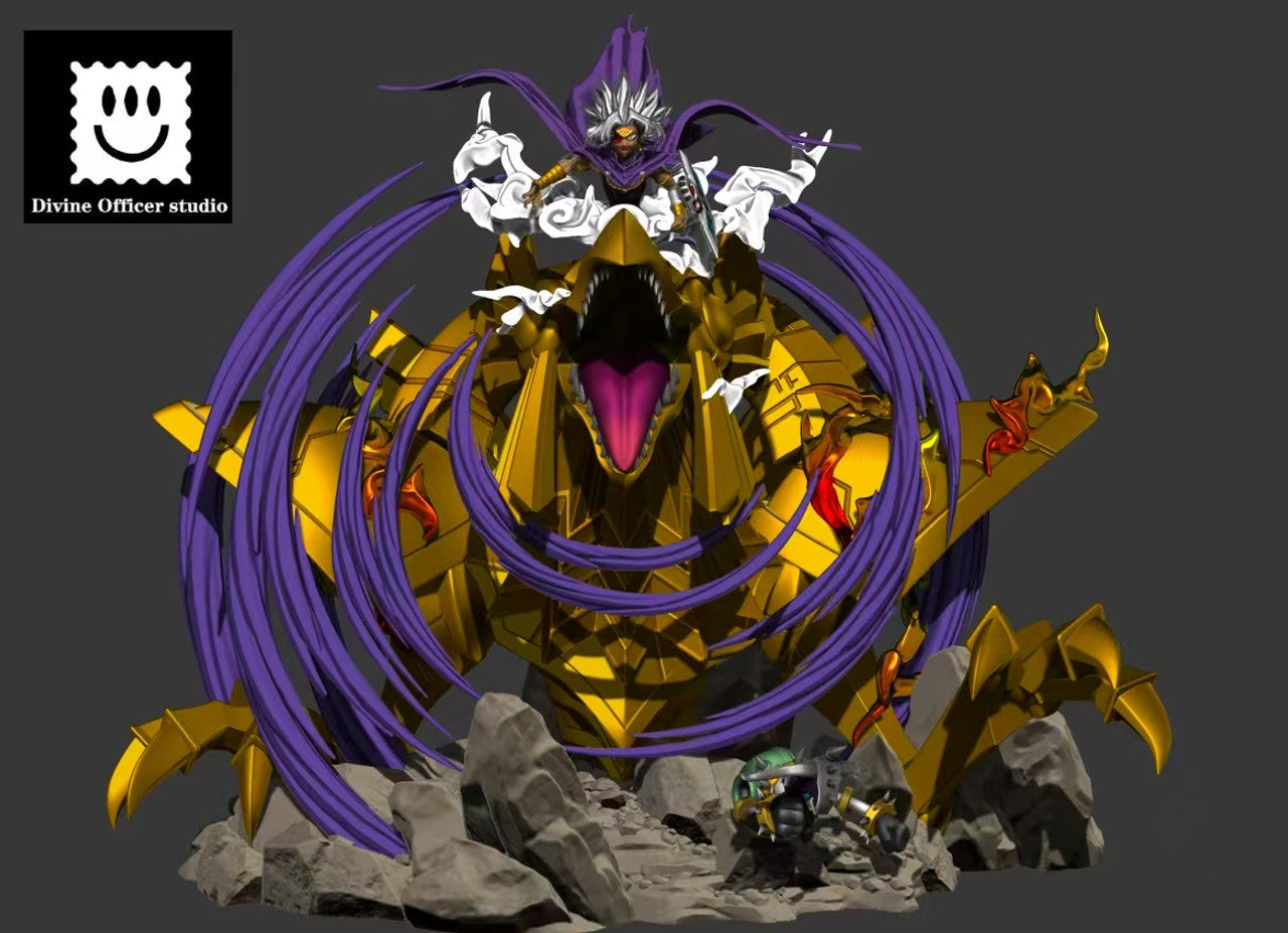 [Pre-Order] Divine Officer Studio - Statue - Yu-Gi-Oh! - The Three Phantom Gods Series #1 Fusion Marik Ishtar & The Winged Dragon of Ra
