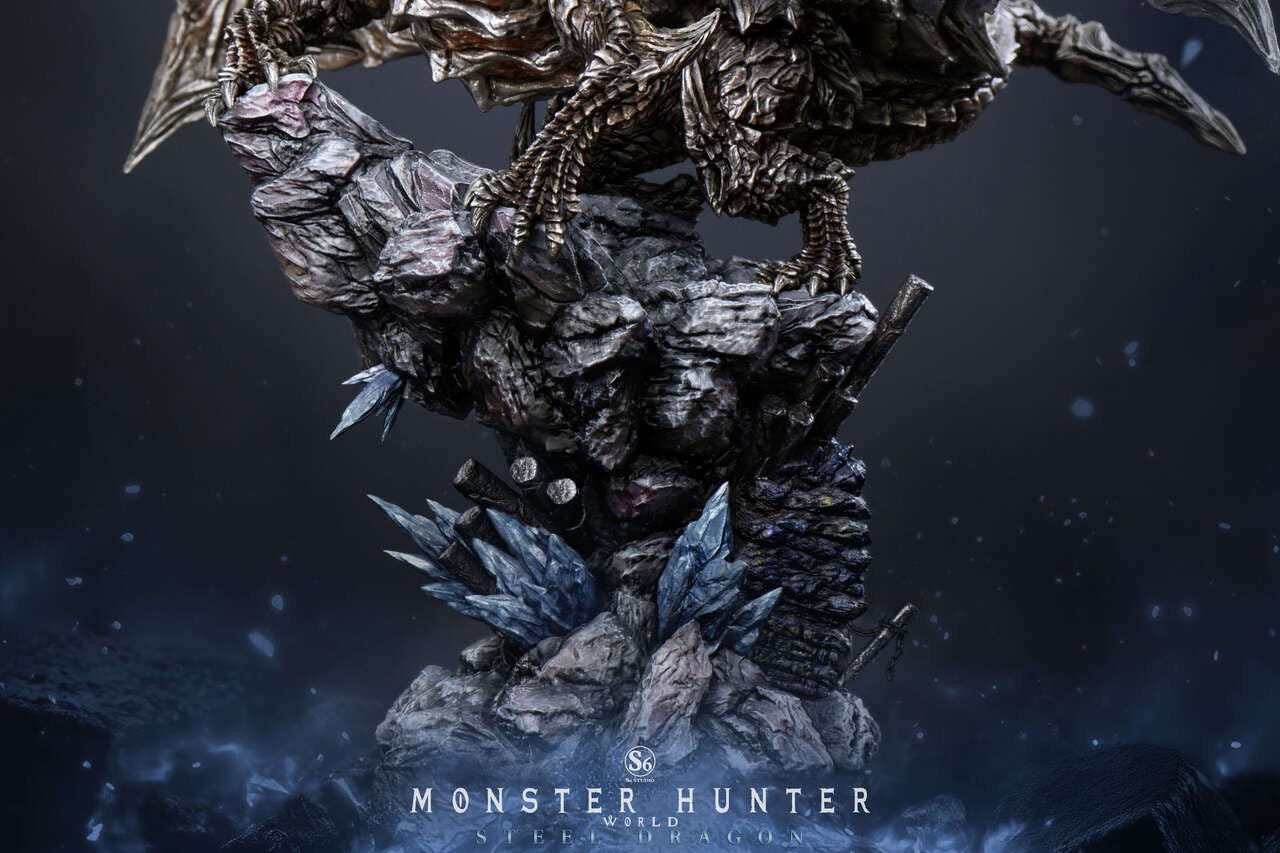 [Pre-Order] S6 studio - Statue - Monster Hunter - Kushala Daora (Steel Dragon)