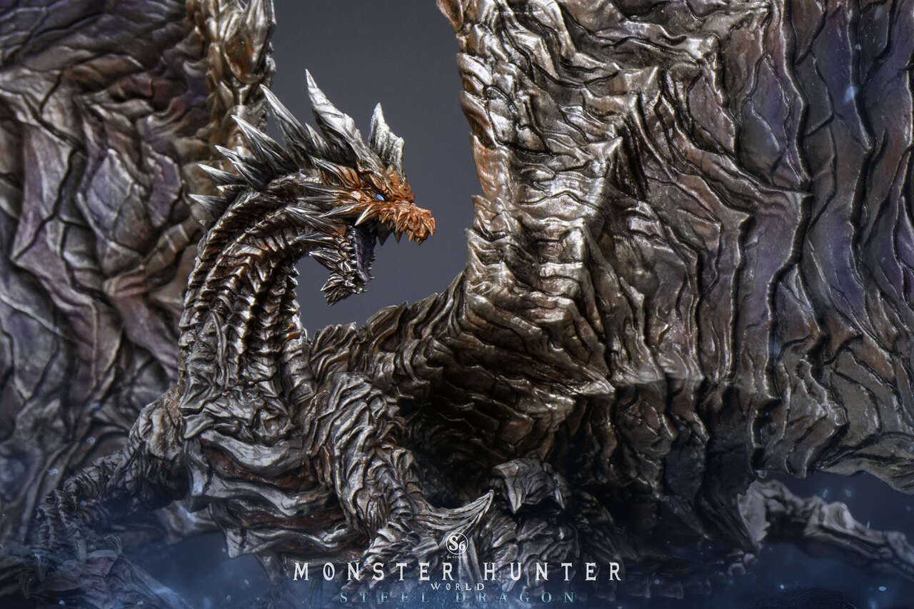 [Pre-Order] S6 studio - Statue - Monster Hunter - Kushala Daora (Steel Dragon)