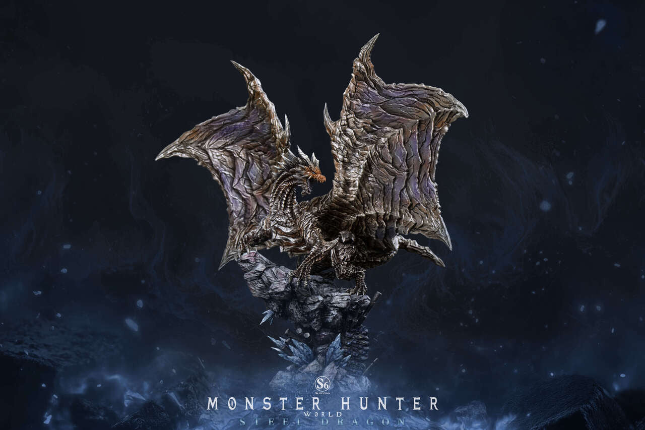 [Pre-Order] S6 studio - Statue - Monster Hunter - Kushala Daora (Steel Dragon)