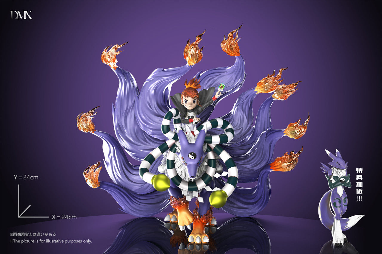 [Pre-Order] DMX Studio - Statue - Digimon - Adventure 3 Makino Ruki & Kyubimon & Renamon