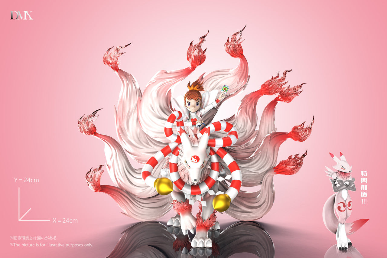 [Pre-Order] DMX Studio - Statue - Digimon - Adventure 3 Makino Ruki & Kyubimon & Renamon