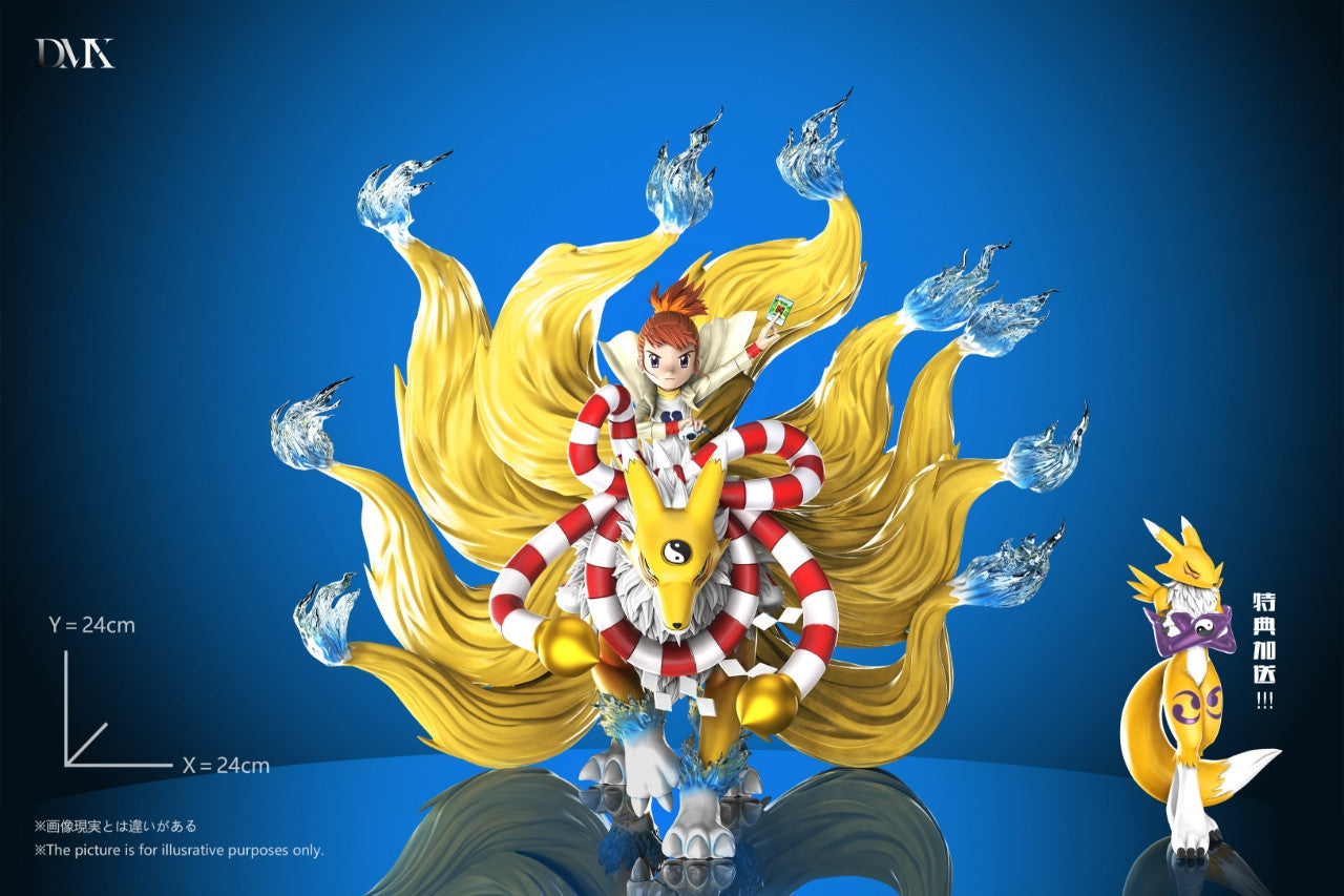 [Pre-Order] DMX Studio - Statue - Digimon - Adventure 3 Makino Ruki & Kyubimon & Renamon
