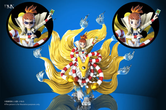 [Pre-Order] DMX Studio - Statue - Digimon - Adventure 3 Makino Ruki & Kyubimon & Renamon