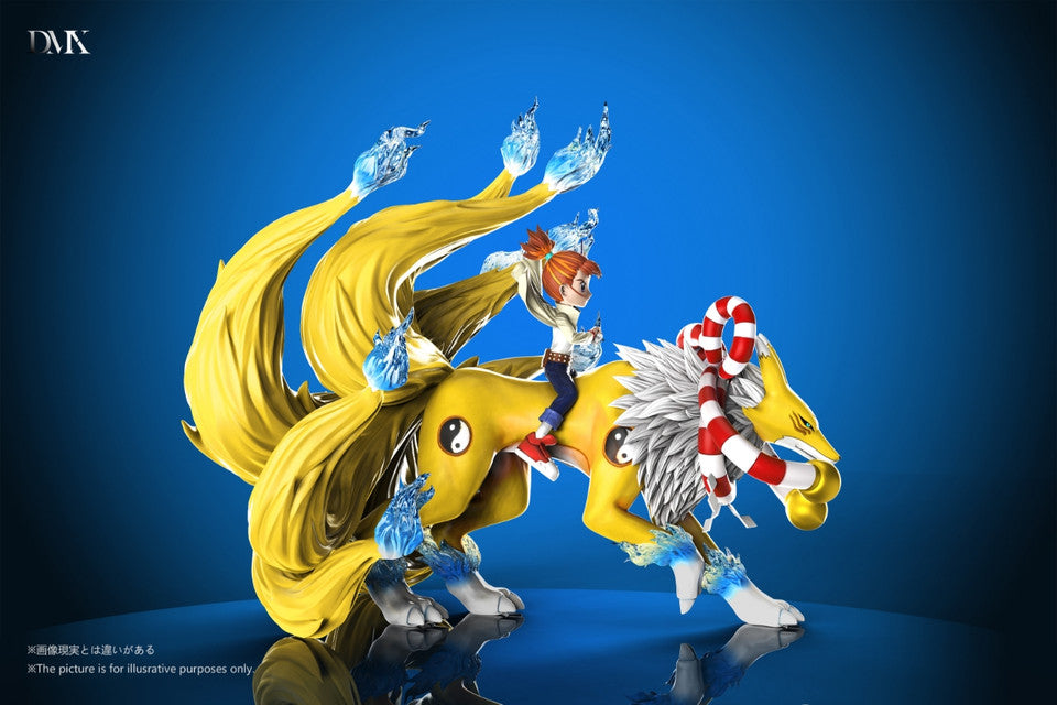 [Pre-Order] DMX Studio - Statue - Digimon - Adventure 3 Makino Ruki & Kyubimon & Renamon