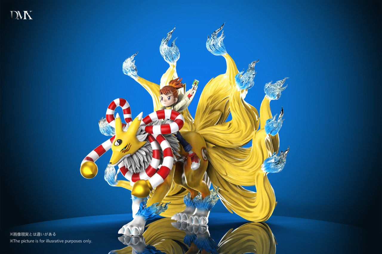 [Pre-Order] DMX Studio - Statue - Digimon - Adventure 3 Makino Ruki & Kyubimon & Renamon