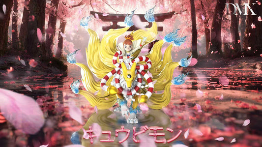 [Pre-Order] DMX Studio - Statue - Digimon - Adventure 3 Makino Ruki & Kyubimon & Renamon