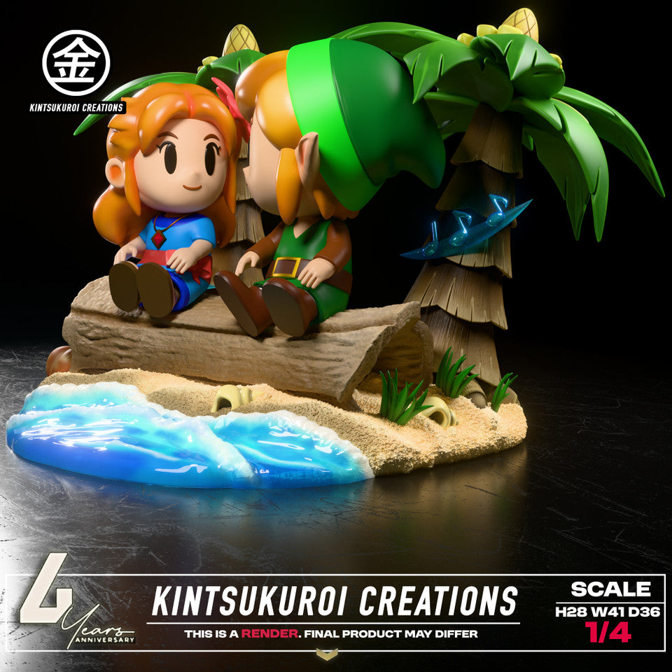 [Pre-Order] Kintsukuroi creations Studio - Statue - The Legend of Zelda - LINK AND MARIN 14 DIORAMA