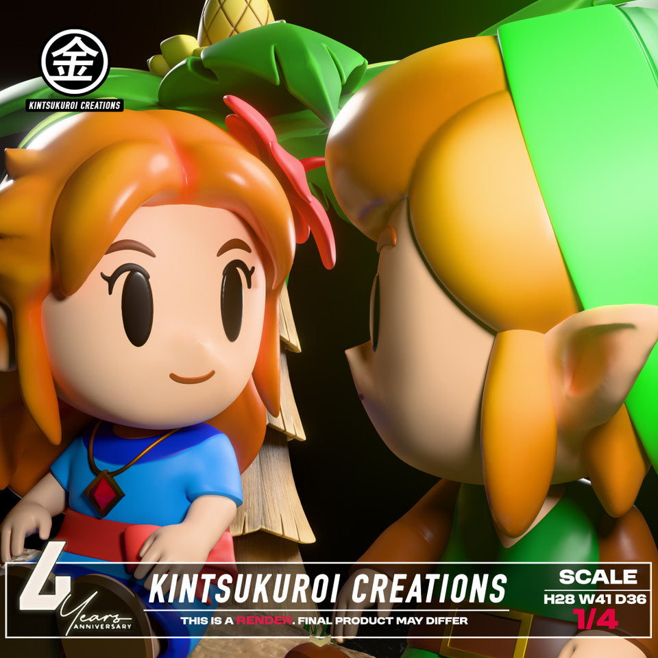 [Pre-Order] Kintsukuroi creations Studio - Statue - The Legend of Zelda - LINK AND MARIN 14 DIORAMA