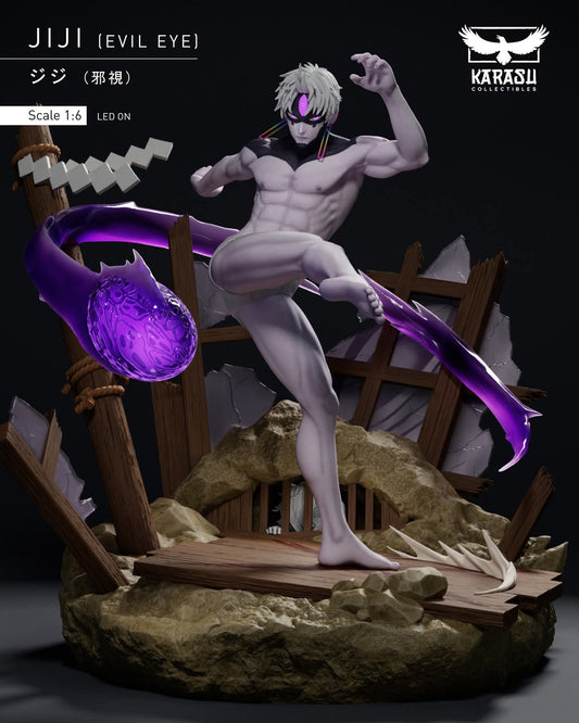 [Pre-Order] Karasu Collectibles - Statue - Dan Da Dan - JiJi Evil eye with LED