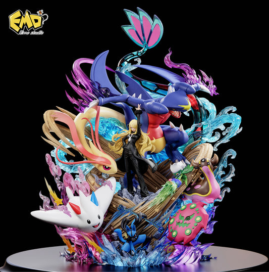 [Pre-Order Closed] Emo Studio - Statue - Pokémon - Cynthia with LED