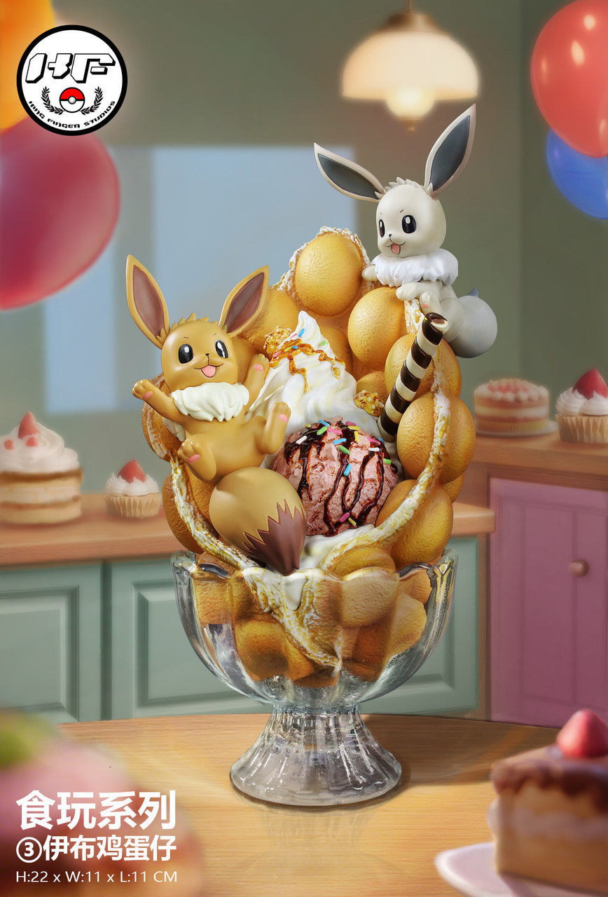 [Pre-Order] King Finger Studio - Statue - Eevee Egg Waffle Pokémon