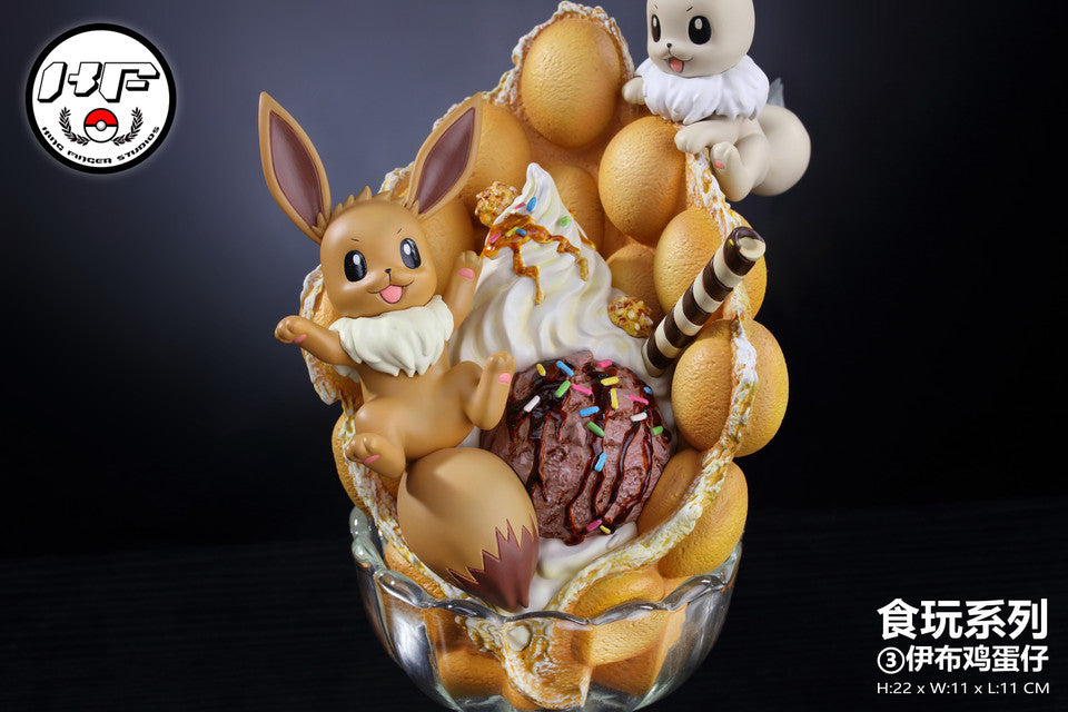 [Pre-Order] King Finger Studio - Statue - Eevee Egg Waffle Pokémon
