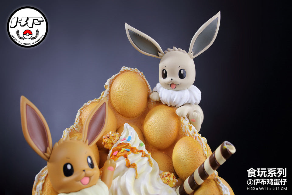 [Pre-Order] King Finger Studio - Statue - Eevee Egg Waffle Pokémon