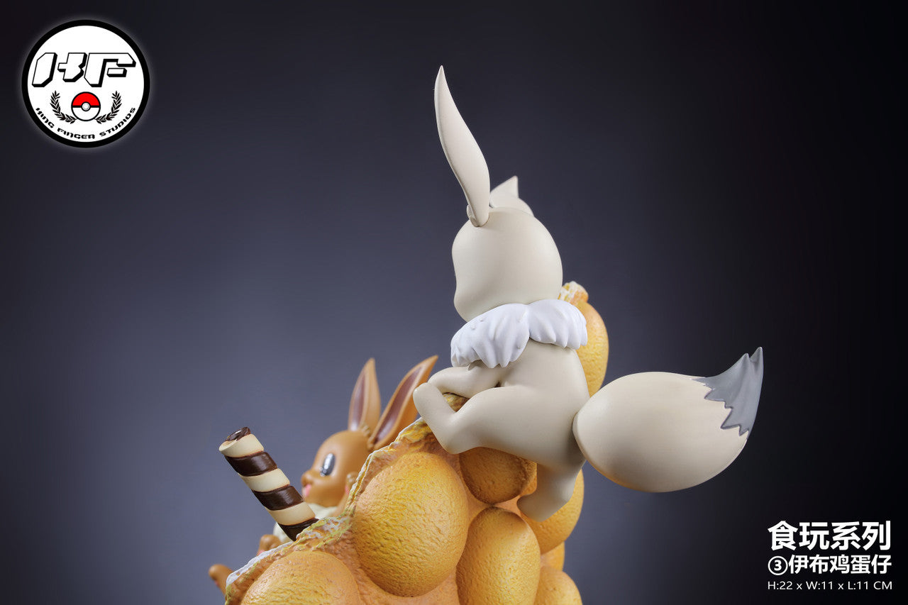 [Pre-Order] King Finger Studio - Statue - Eevee Egg Waffle Pokémon
