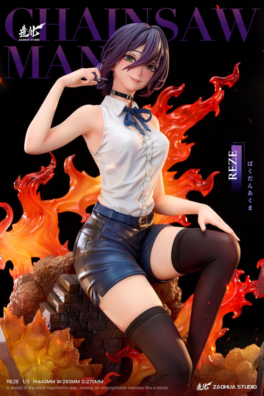 [Pre-Order] ZaoHua Studio - Statue - Chainsaw Man - Reze X Bomb Demon