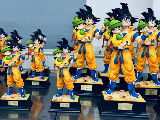 [Warehouse in Stock] Infinite Studio - Statue - Dragon Ball - Title page 40th Anniversary Series #1 Father and Son Hug Son Goku & Son Gohan 1/2 Yellow Jacket