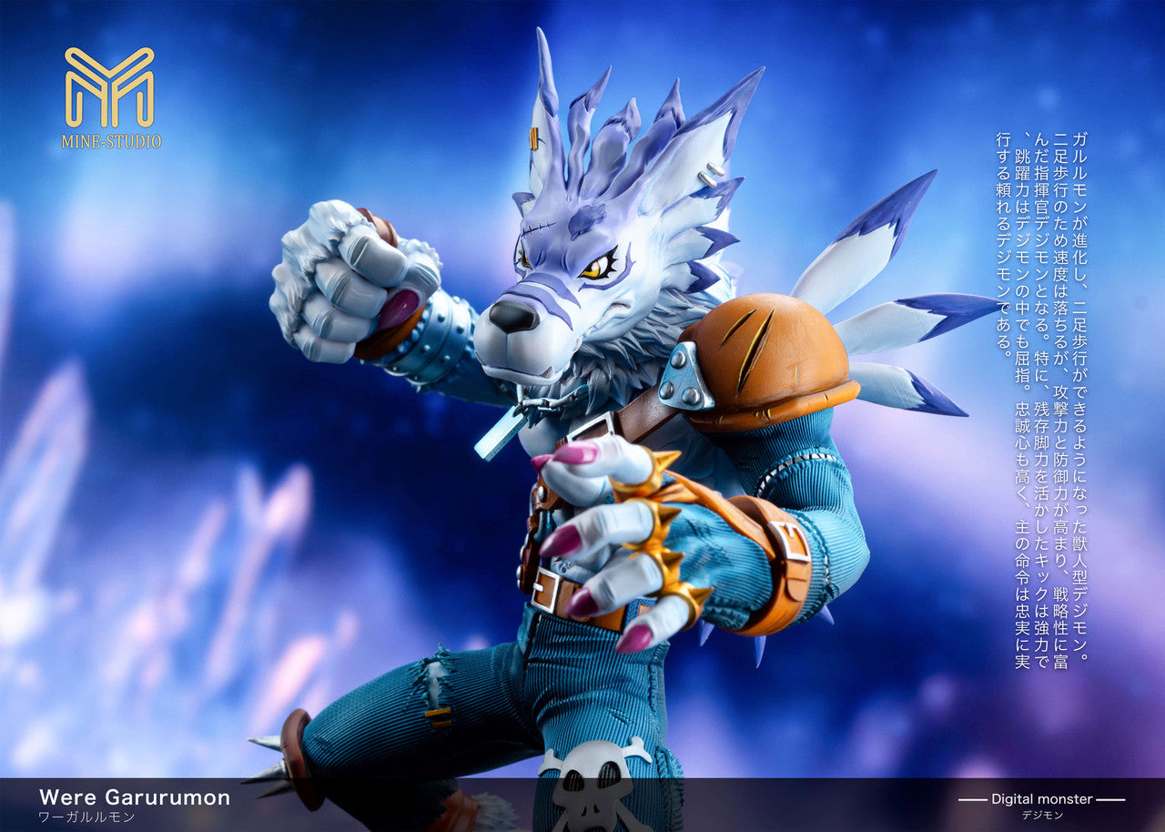 [Pre-Order] Mine Studio - Statue - Digimon - Perfect Level #3 WereGarurumon